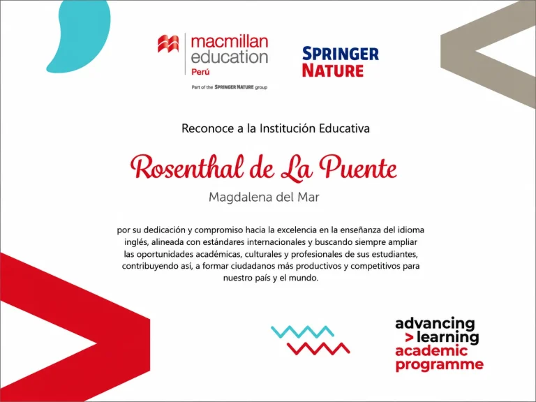Diploma otorgado por Macmillan Education · Springer Nature